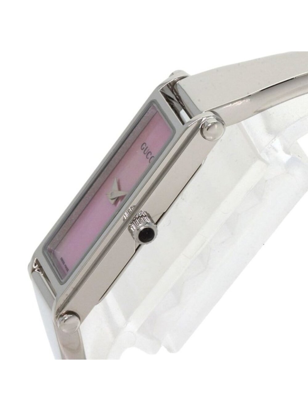 Gucci Square Face Bangle Watch SS - Picture 5 of 15